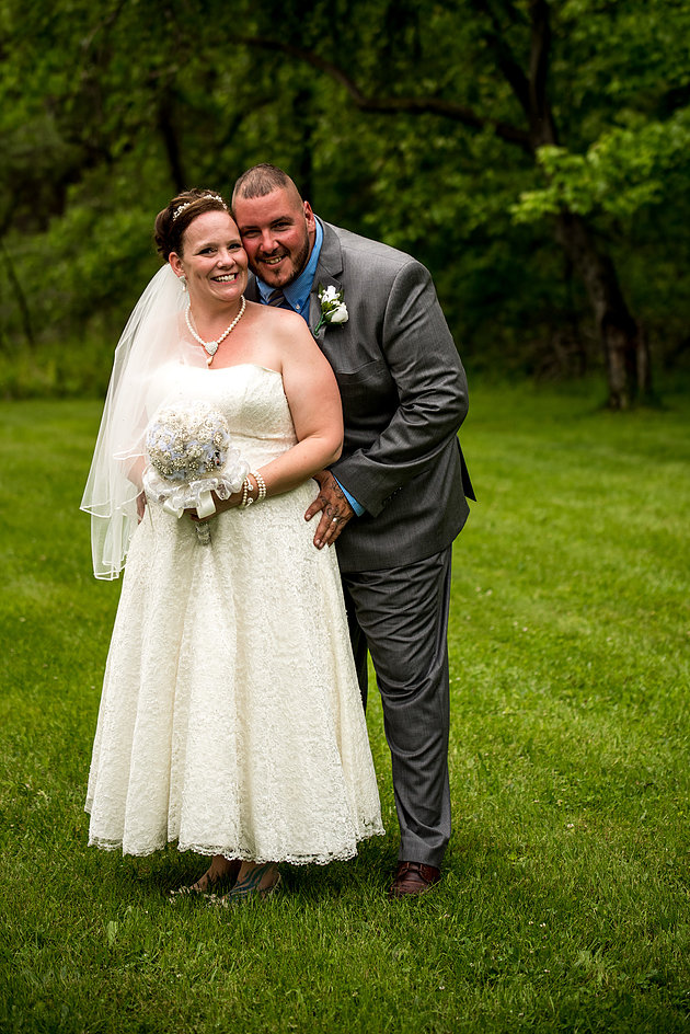 Bride and Groom clients of Cleveland Wedding Planner