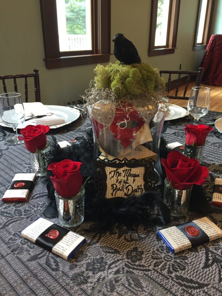 Wedding centerpiece created by cleveland wedding planner