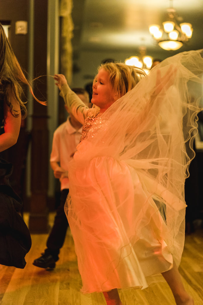 flowergirl dancing