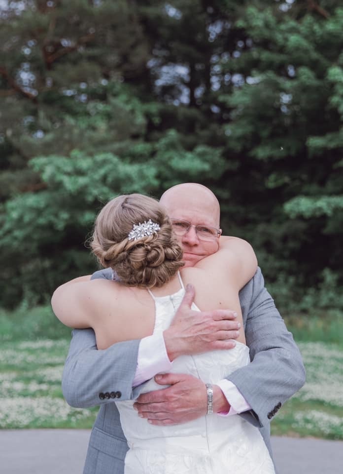 cleveland wedding planner bride and dad