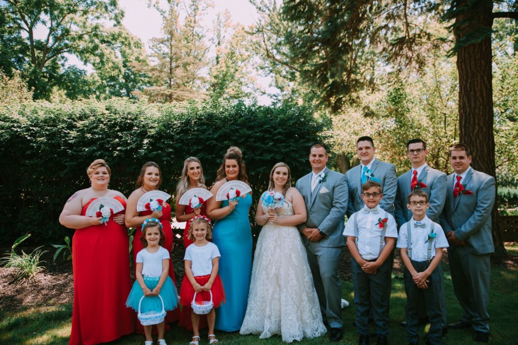 Cleveland wedding planner bridal party