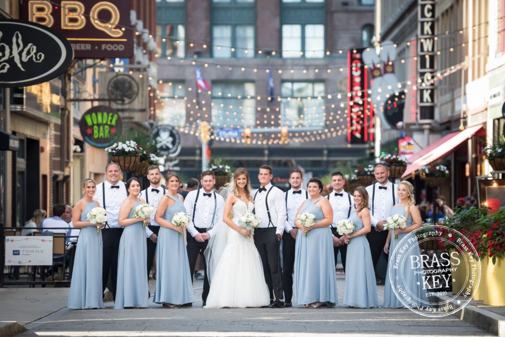 Cleveland wedding planner wedding party